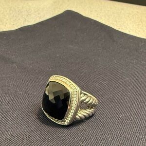 Elegant Black Stone Men's Ring